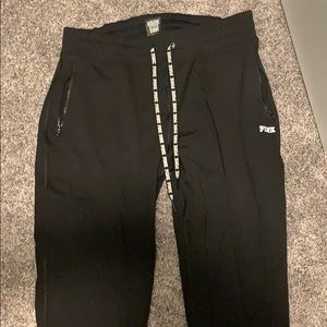 Pink jogger pants